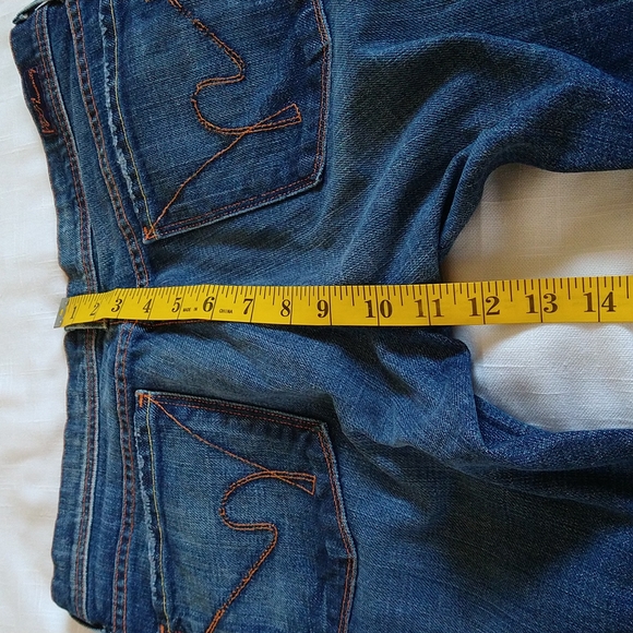 Citizens of Humanity Ingrid Stretch Low Rise Flare Crop jeans Raw Hem Size 28 - Picture 14 of 16